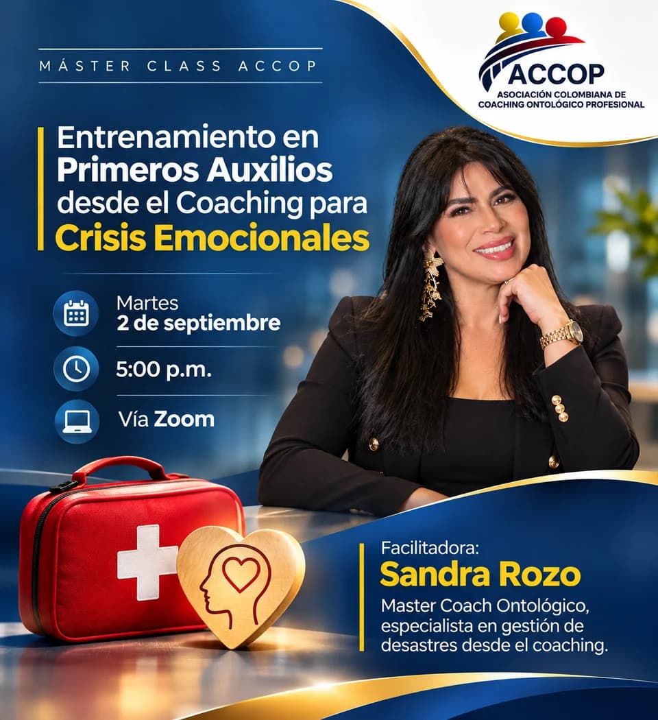 Post de ACCOP: Entrenamiento en Primeros Auxilios desde el Coaching para Crisis Emocionales