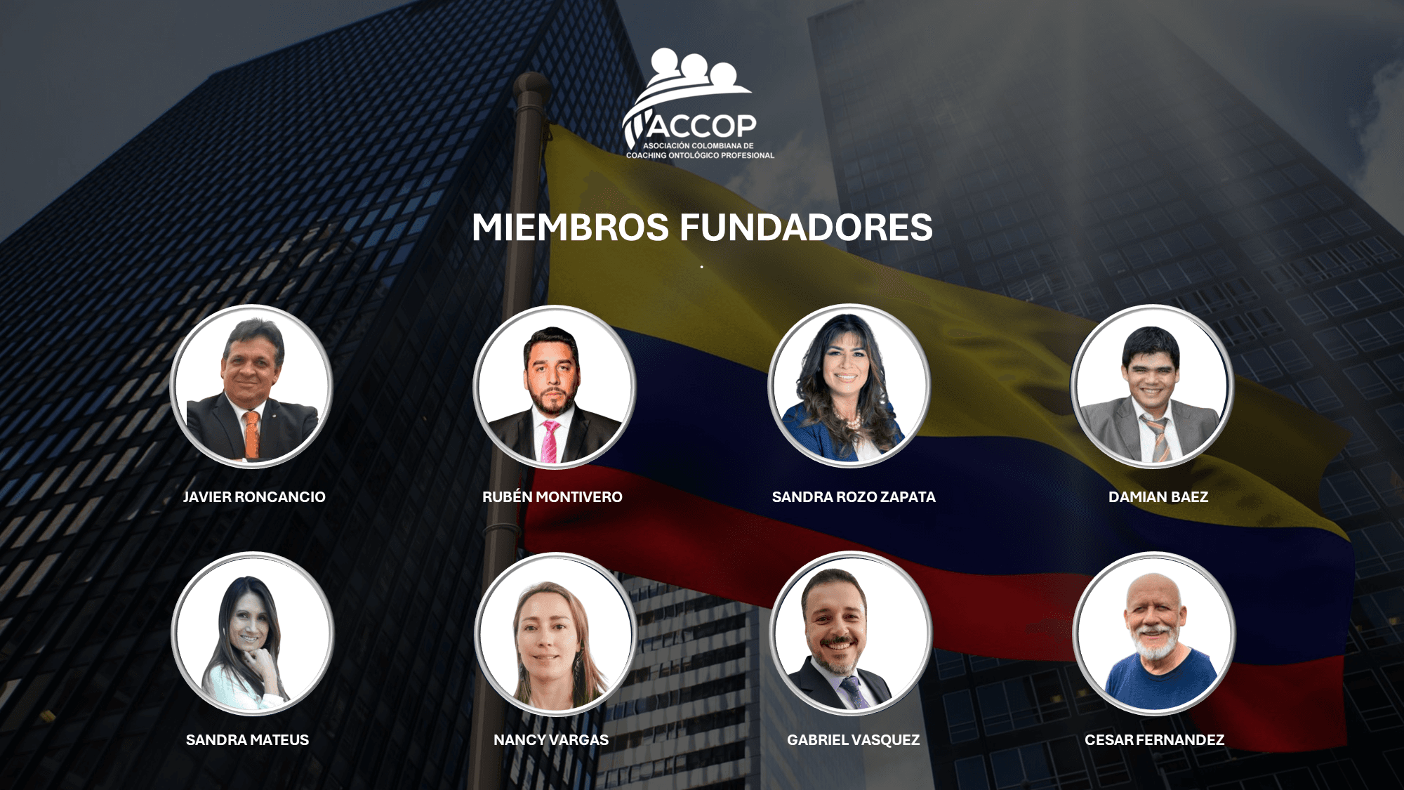Miembros fundadores de ACCOP